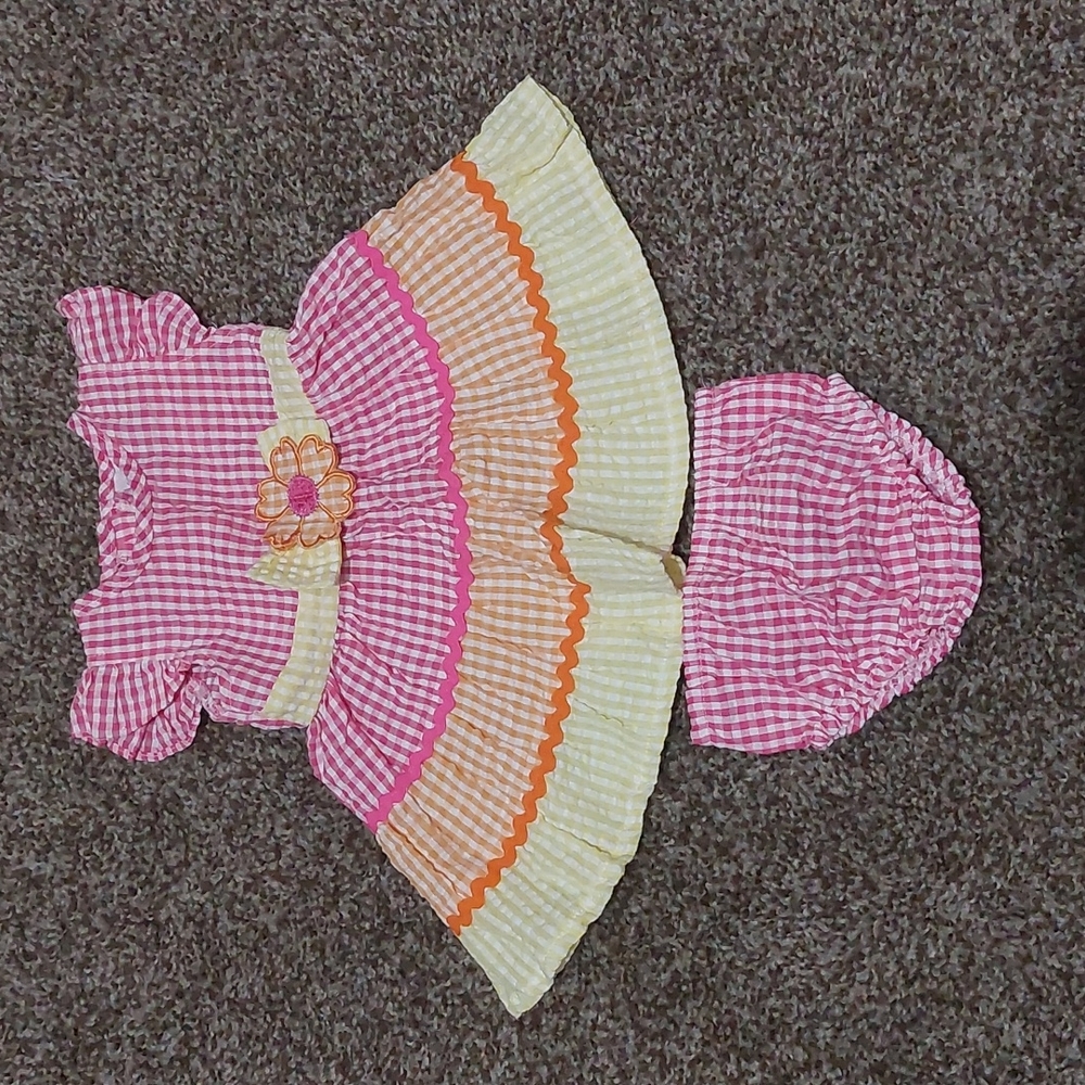 Pink Orange and Yellow Real Love Dress